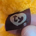 Ty Bonnie Yellow Baby Chick Plush Gingham Bonnet 1993 Vintage