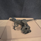 Chap Mei Dino Valley Velociraptor Figure Blue Stripe Replacement Animal Planet 7