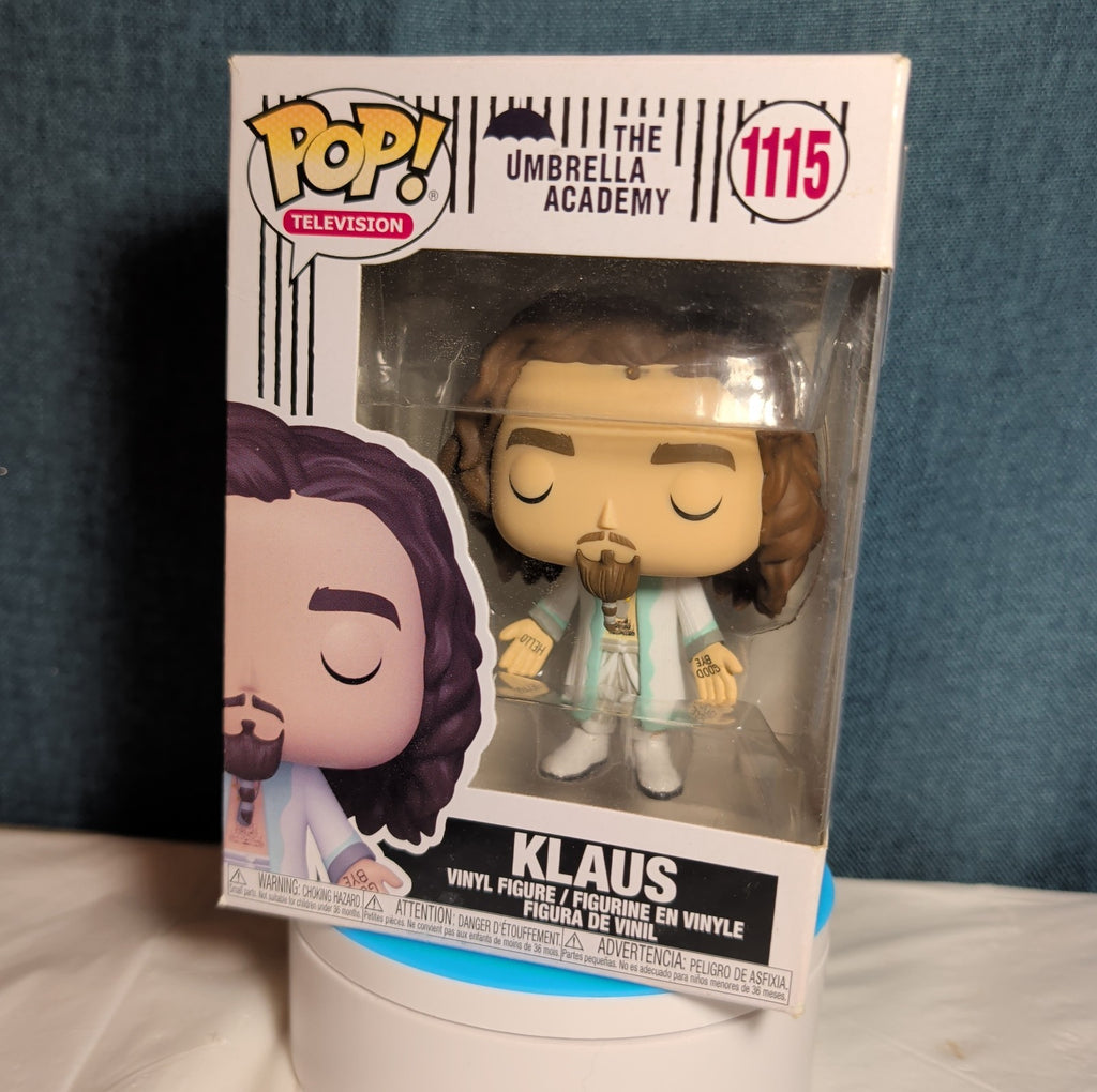 Funko POP Umbrella Academy Klaus 1115 Vinyl Figure S2 Cult in Box with Protector