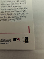 2000 Topps Gallery - Masters of the Game Manny Ramirez #114