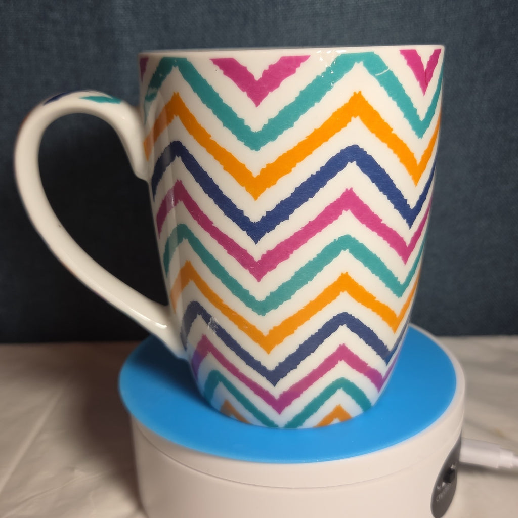 Mud Pie Francesca's Teacher Quote Mug Colorful Chevron 2012