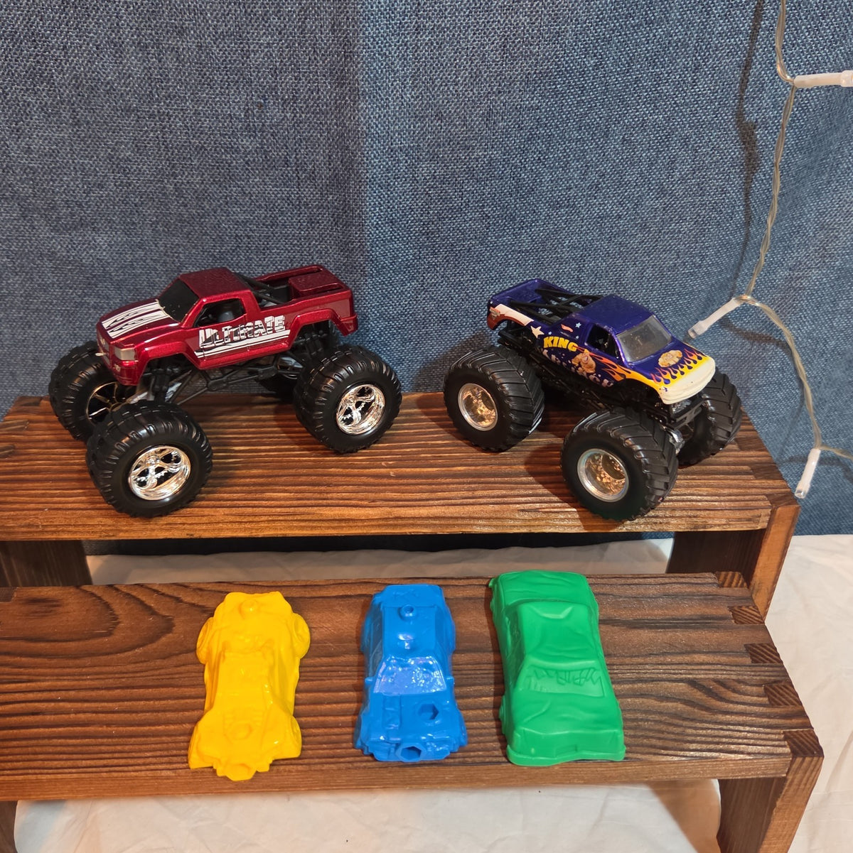 Hot Wheels Monster Trucks Race Bundle Crush Cars Diecast Y2K Mixed with Demo Car