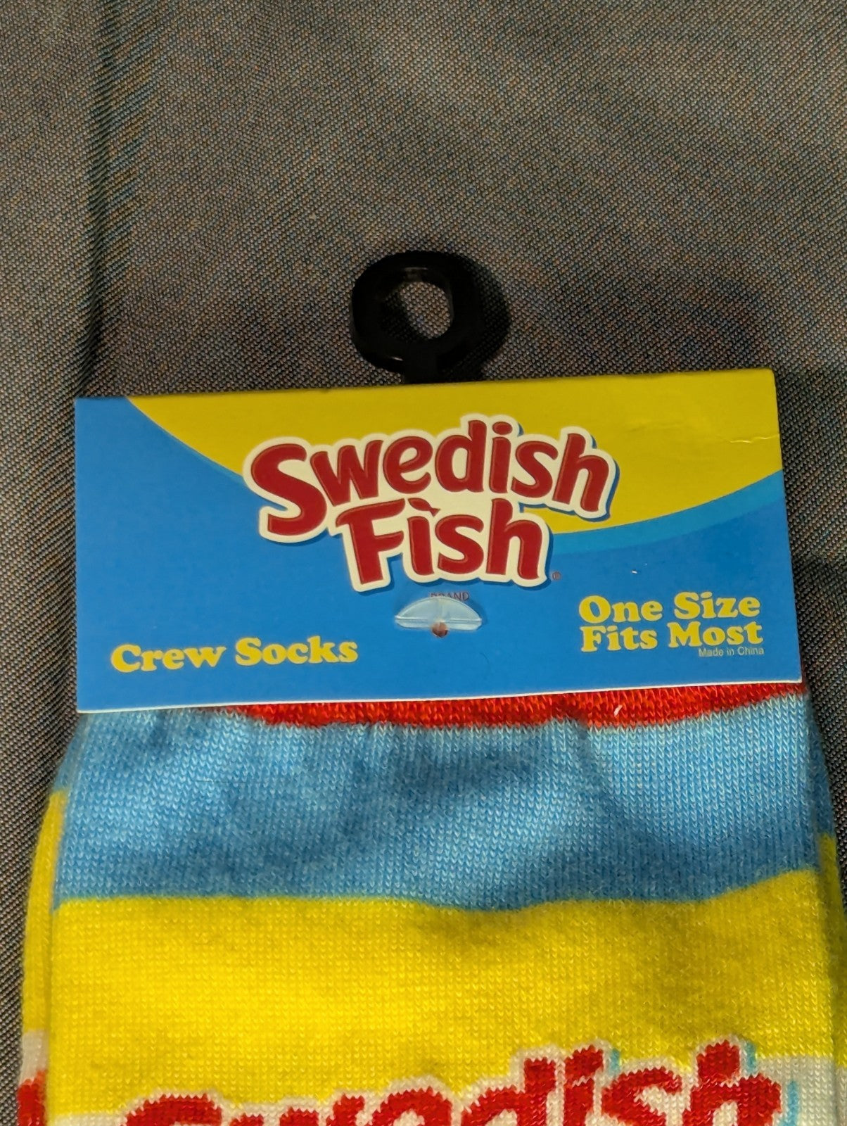 Odd Sox Swedish Fish Socks Crew Novelty Candy Licensed