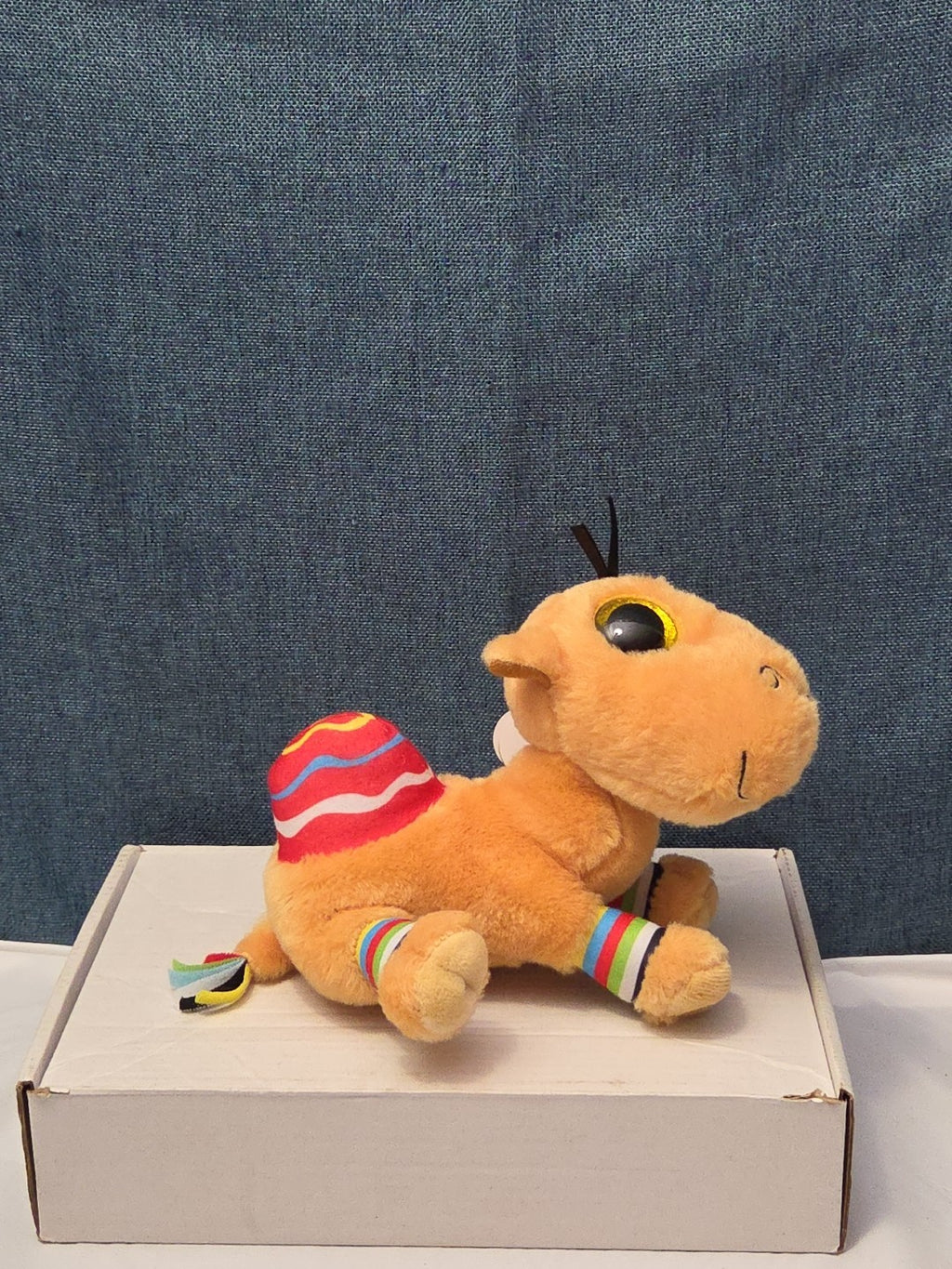 Ty Beanie Boos Jamal Camel 6" Plush Gold Glitter Eyes Retired 2014 MWMT 36155