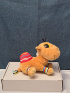 Ty Beanie Boos Jamal Camel 6" Plush Gold Glitter Eyes Retired 2014 MWMT 36155