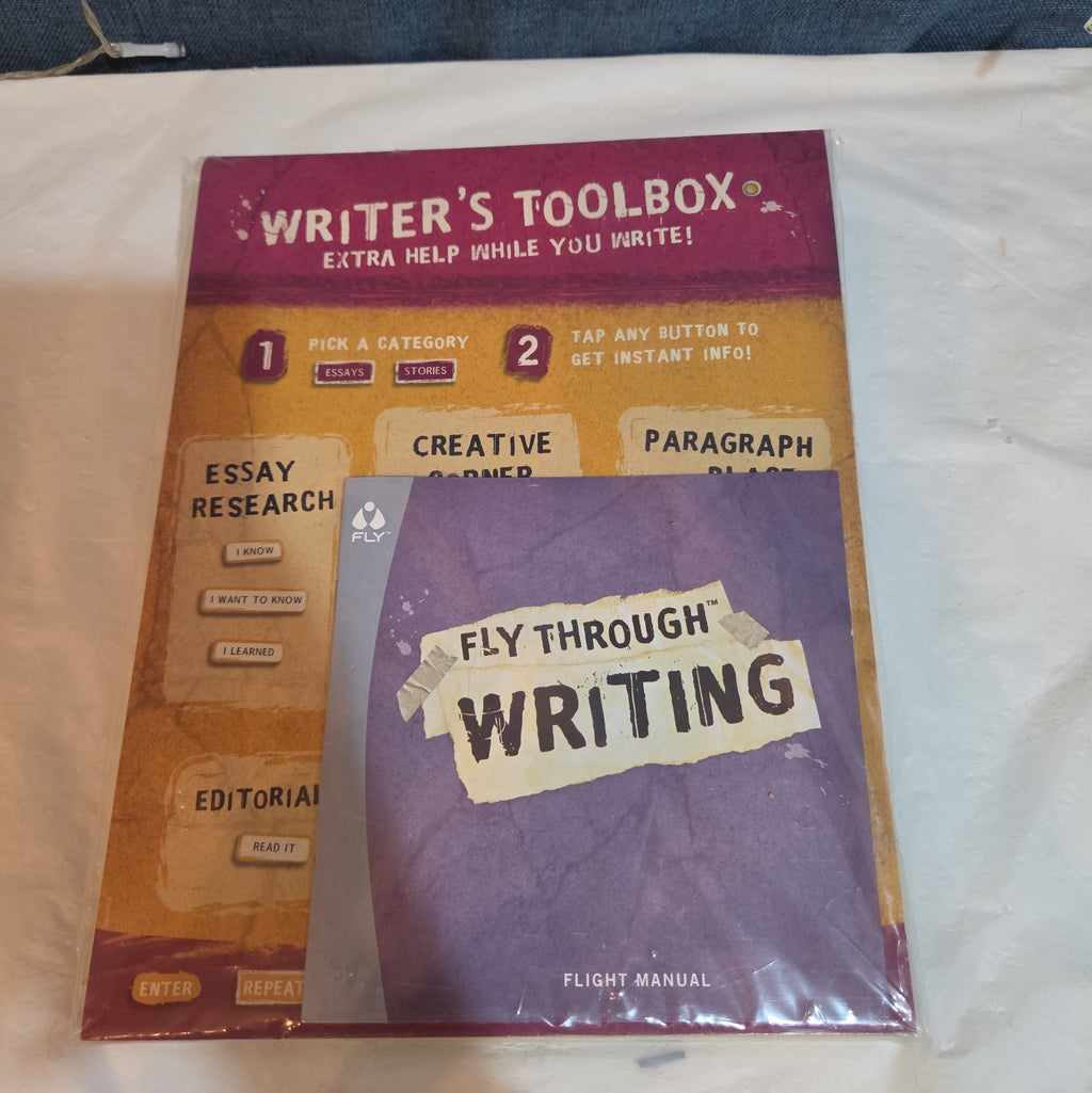 LeapFrog FLY Pentop Writer's Toolbox Cartridge Notebook 2005 Y2K Tech Sealed