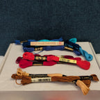 32 Skeins Embroidery Floss Set DMC J.P. Coats