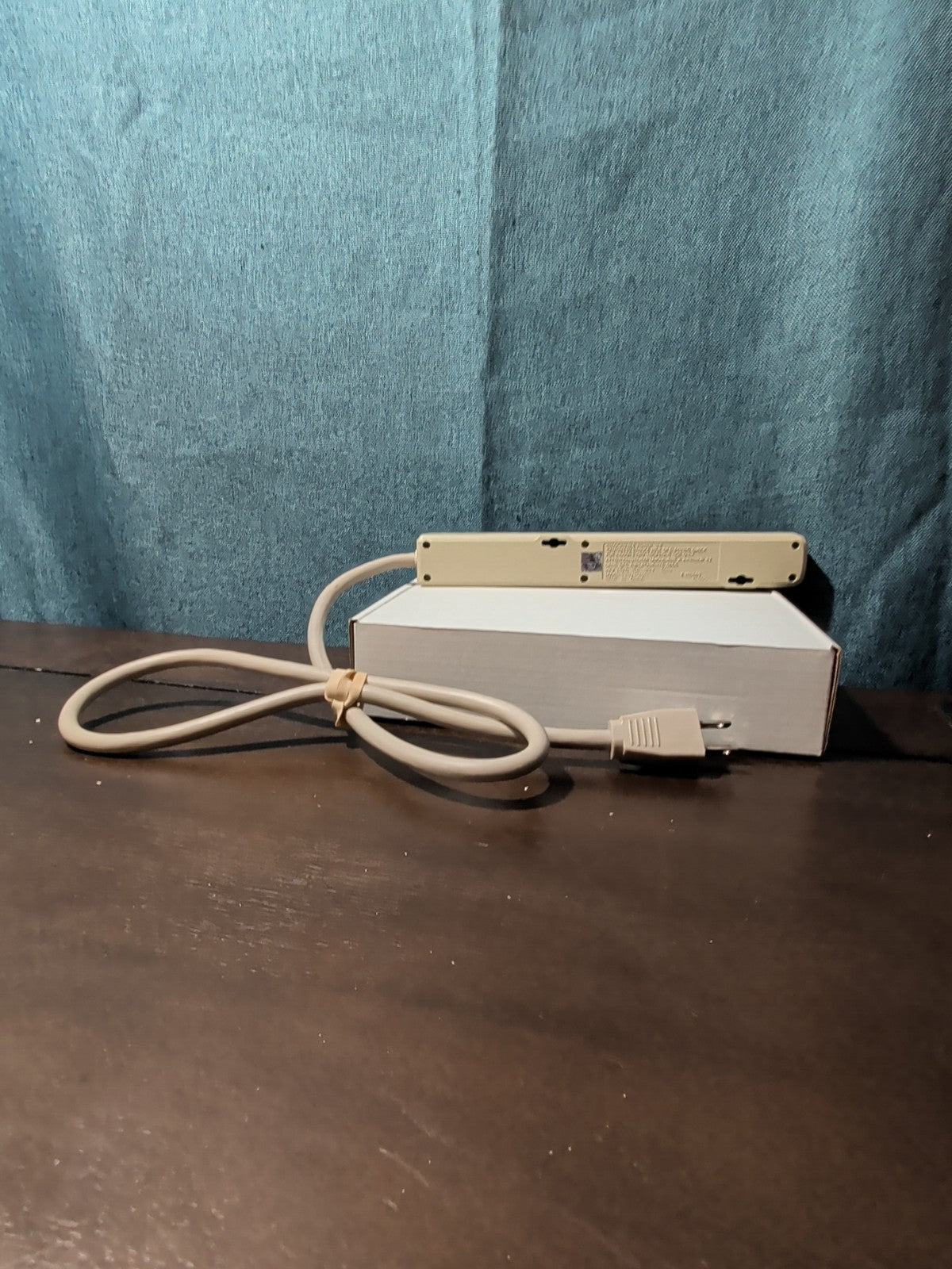 6-Outlet Power Strip Surge Protector 4 Ft Cord 15A Circuit Breaker Switch White