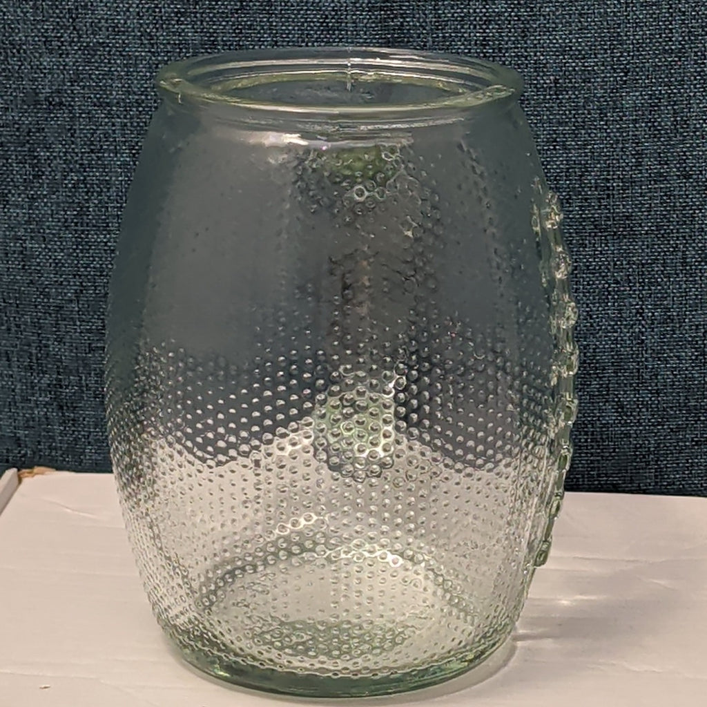 Home Essentials FOOTBALL Glass Mug XL 36 oz Textured Pigskin Beer Stein Gameday