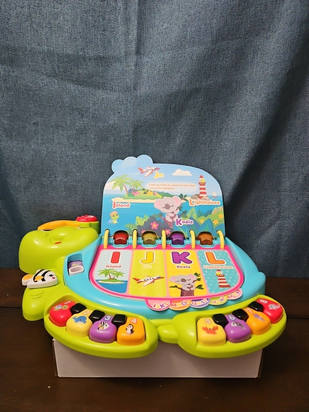 VTech Touch & Teach Sea Turtle | Interactive Learning Book Toy | Phonics & Music