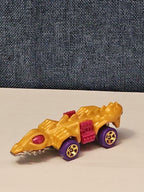 Hot Wheels Dino Riders Fangster 2015 Gold Exclusive Car Vehicle Dinosaur