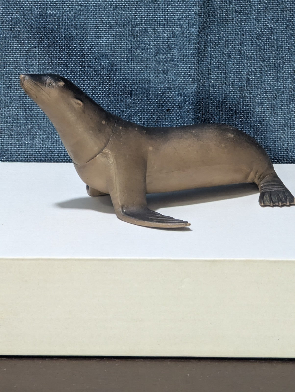 Vintage S.H. Sea Lion Figure | Realistic Ocean Animal Toy | Articulated Neck