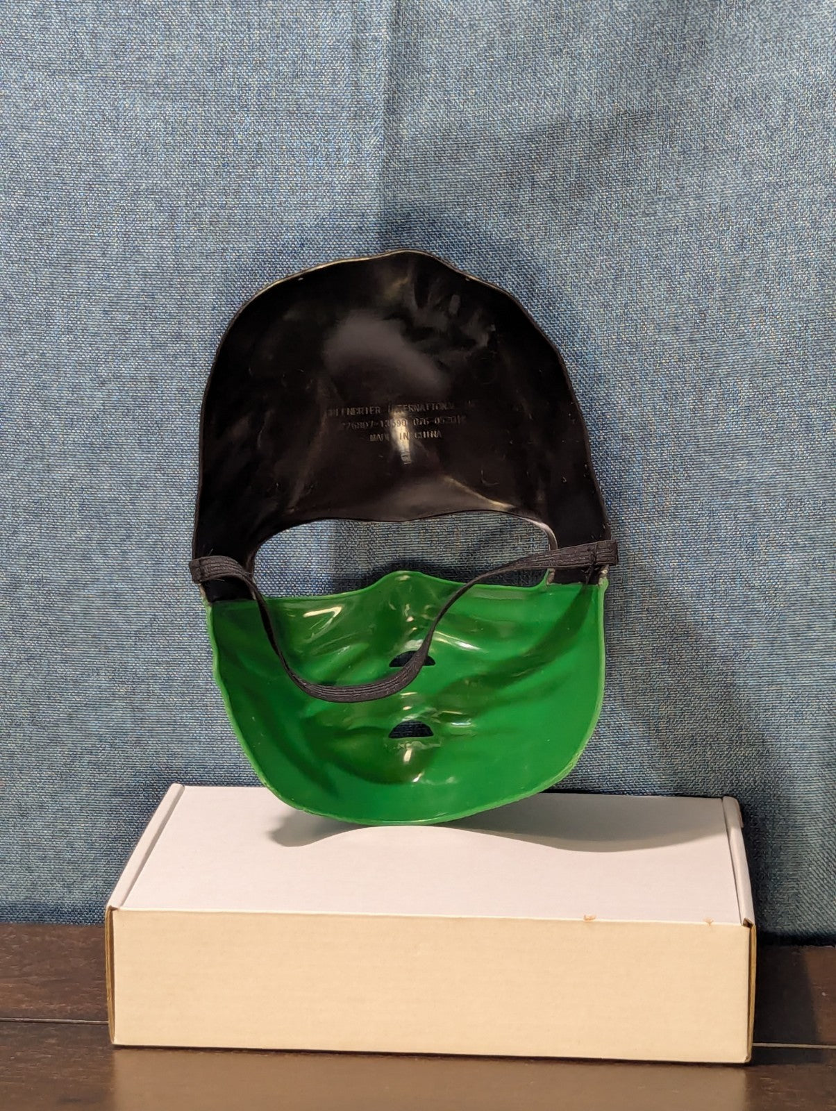 Kids Ninja Mask Green & Black Halloween Costume Accessory Dress Up Half Mask