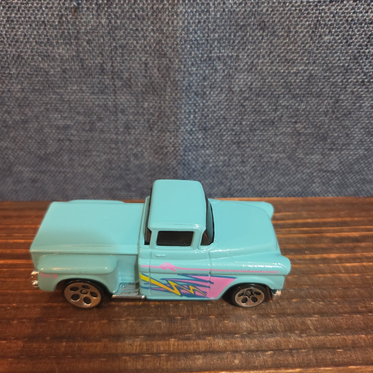 Hot Wheels Flashsider 1956 Chevy Teal Diecast 90s