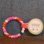 Lokai Breast Cancer Awareness Pink Silicone Bracelet Size S