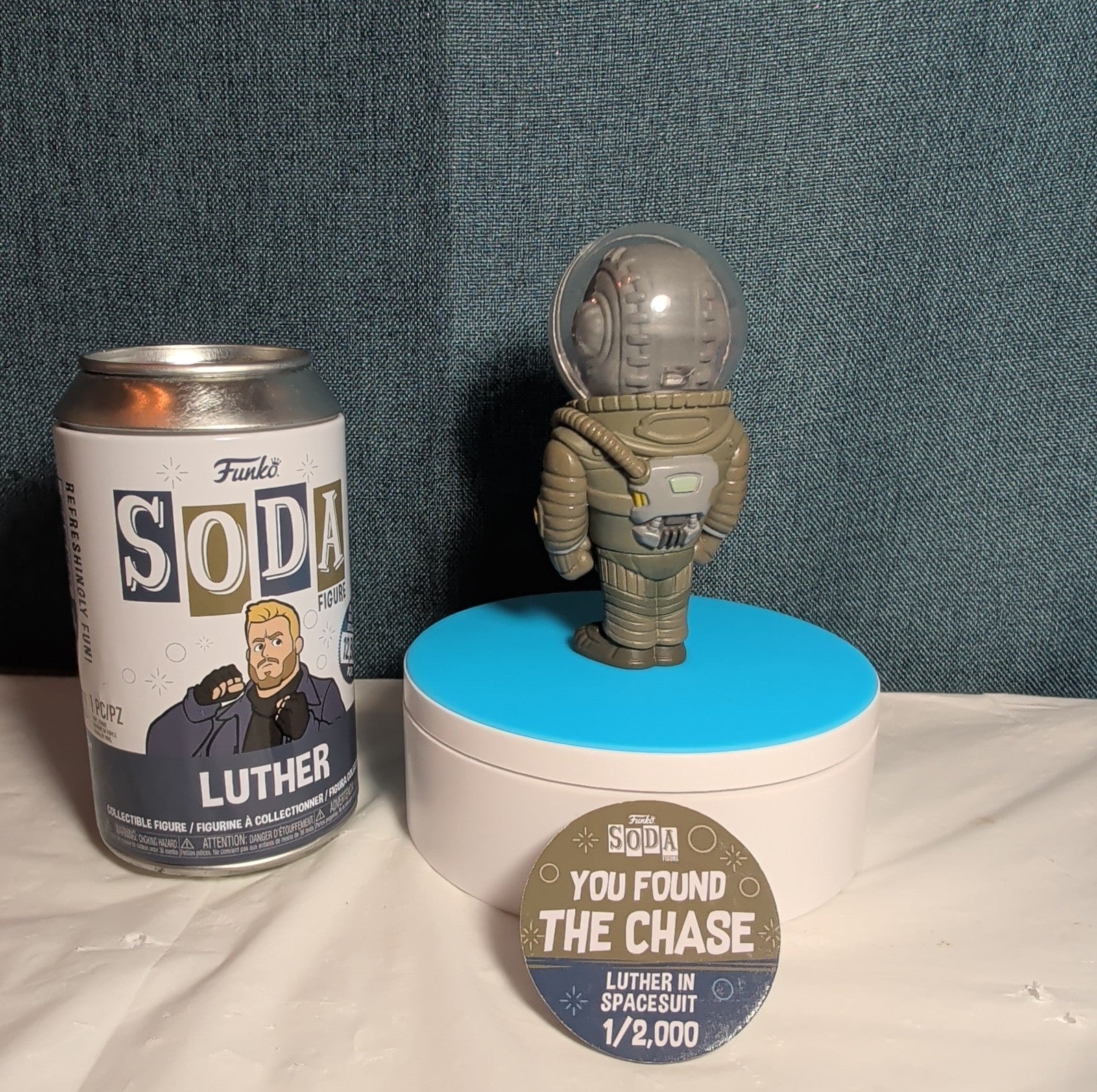 Funko Soda Luther Spacesuit Chase Vinyl Figure 1/2000