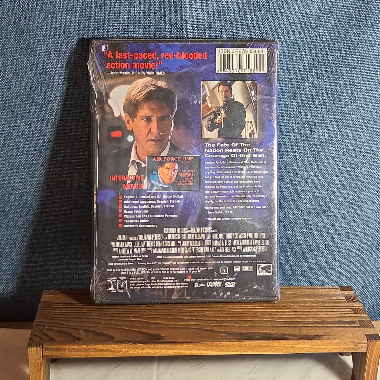 Columbia Pictures Air Force One DVD Harrison Ford 1997
