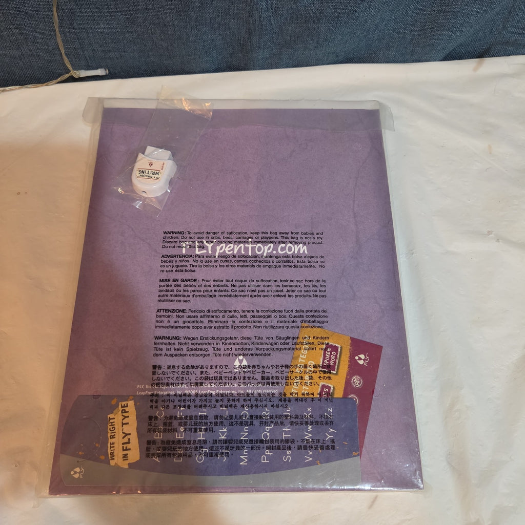 LeapFrog FLY Pentop Writer's Toolbox Cartridge Notebook 2005 Y2K Tech Sealed