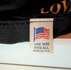 I Love Jesus Bible Black Satin Hair Bonnet Sleep Cap OS