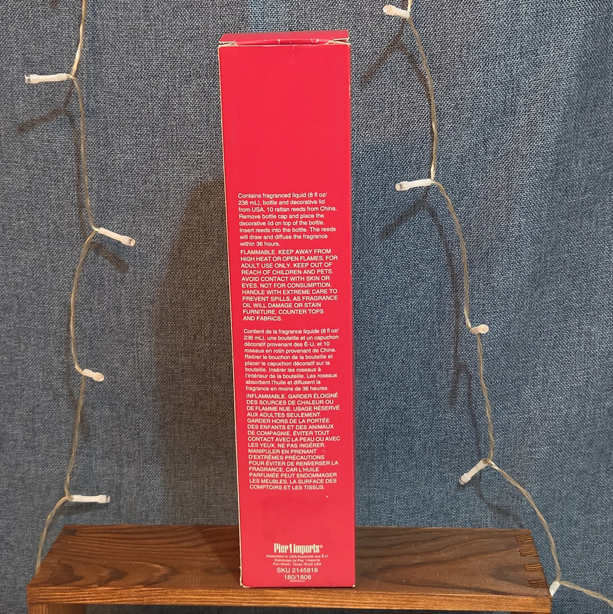 Pier 1 Imports Island Orchard Reed Diffuser 8oz Nostalgic New SKU 2145818