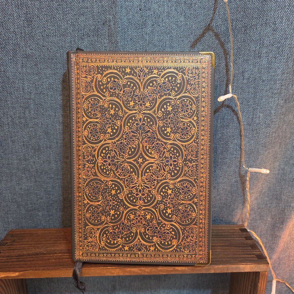 Paperblanks Hardcover Journal Ornate Gold Filigree Dark Academia