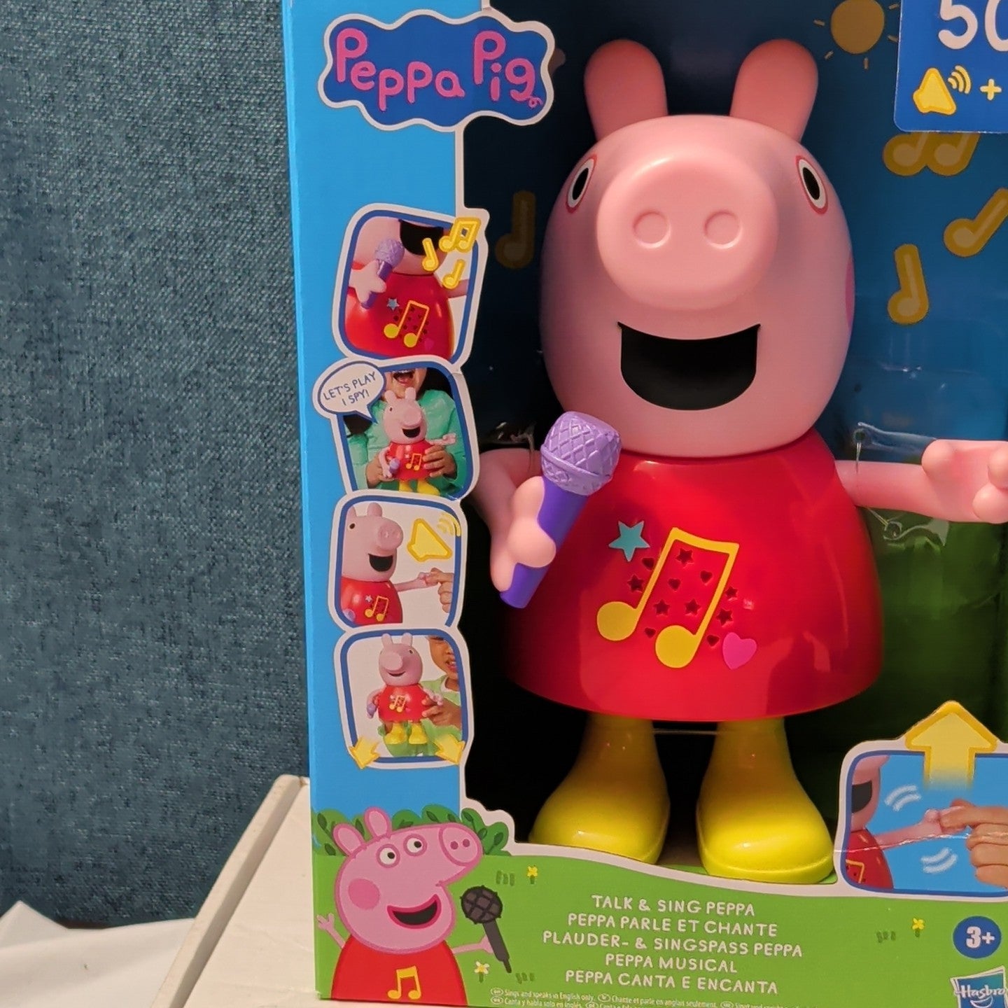 Hasbro Peppa Pig Talk & Sing Peppa Doll Musical 50+ Sounds Songs New Sealed