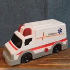 Unbranded Fire Rescue Ambulance Truck Lot 5 Plastic Toy Vehicles