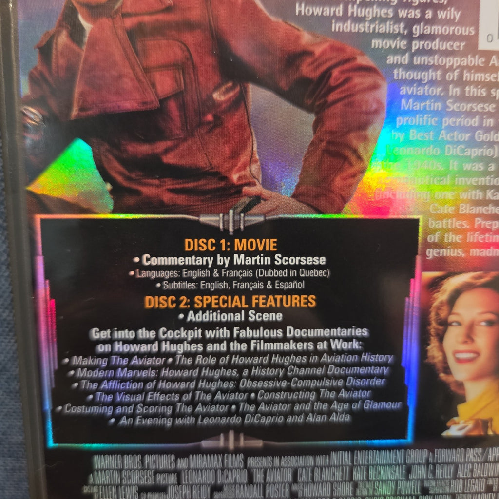 The Aviator 2-Disc Widescreen DVD Holographic Cover