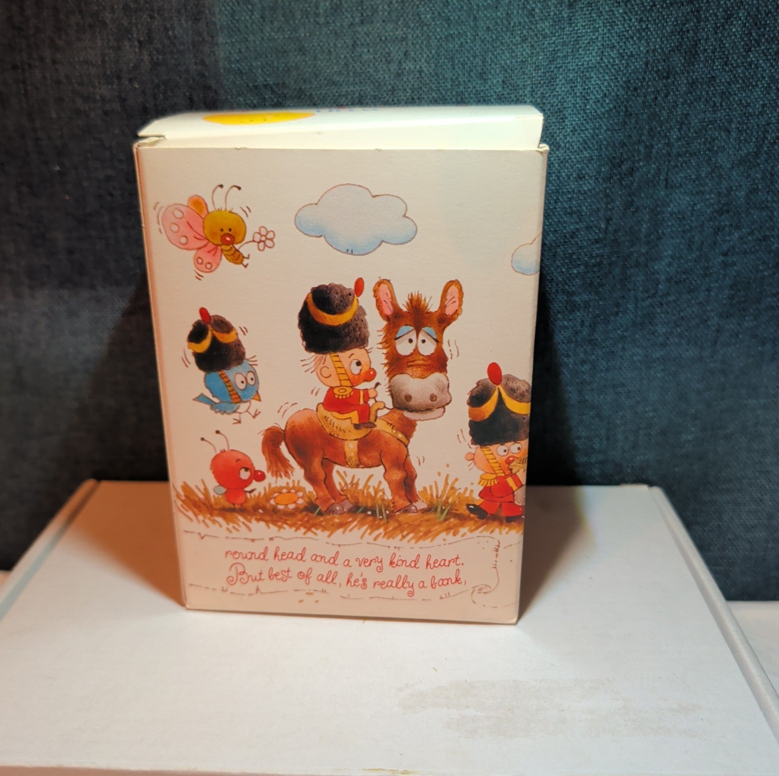 Vintage Avon Humpty Dumpty Ceramic Coin Bank 1982 Hand Painted Novelty Boxed