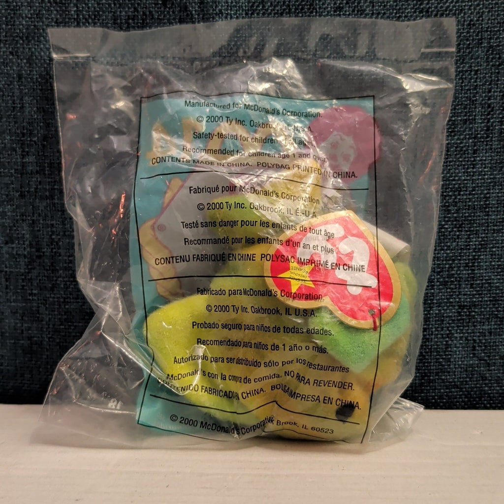 Ty Teenie Beanie Baby Coral the Fish #14 McDonald’s 2000 New In Package Tropical