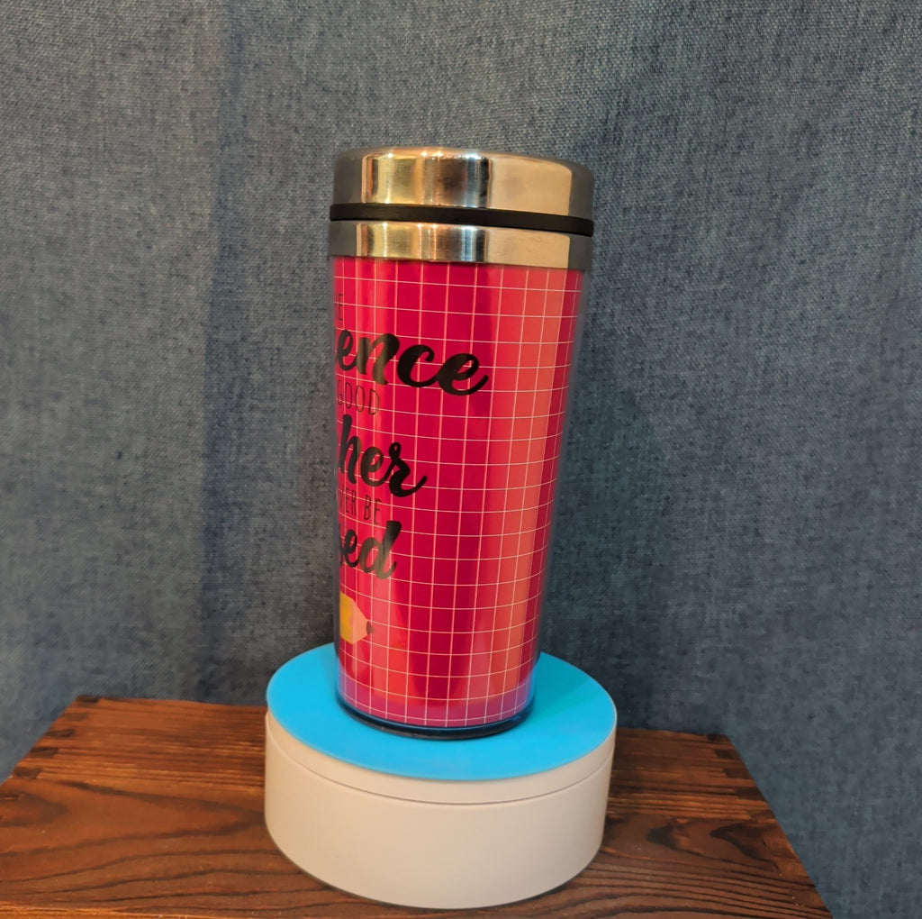 Teacher Appreciation Travel Tumbler 20oz Pink Hot Cold Cup with Lid