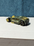 Hot Wheels Lethal Diesel | 2020 HW Rescue "Artichoke Green" | Matte & Gold