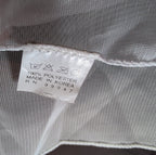 White Chiffon Evening Shawl Wrap Capelet Bridal Pre-Owned 67x21