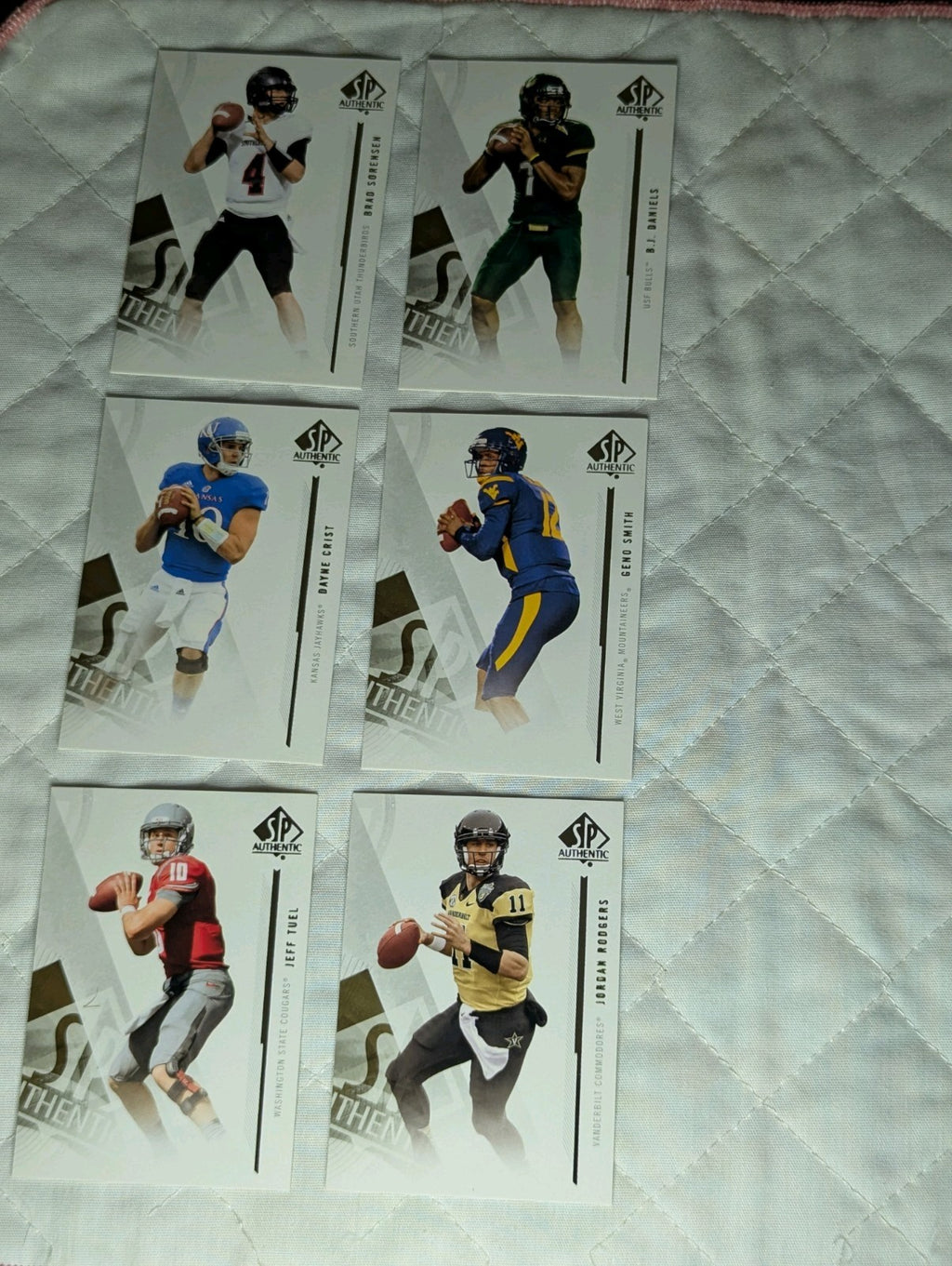 2013 SP Authentic Football COMPLETE BASE SET (1-100) w/ Travis Kelce Rookie RC