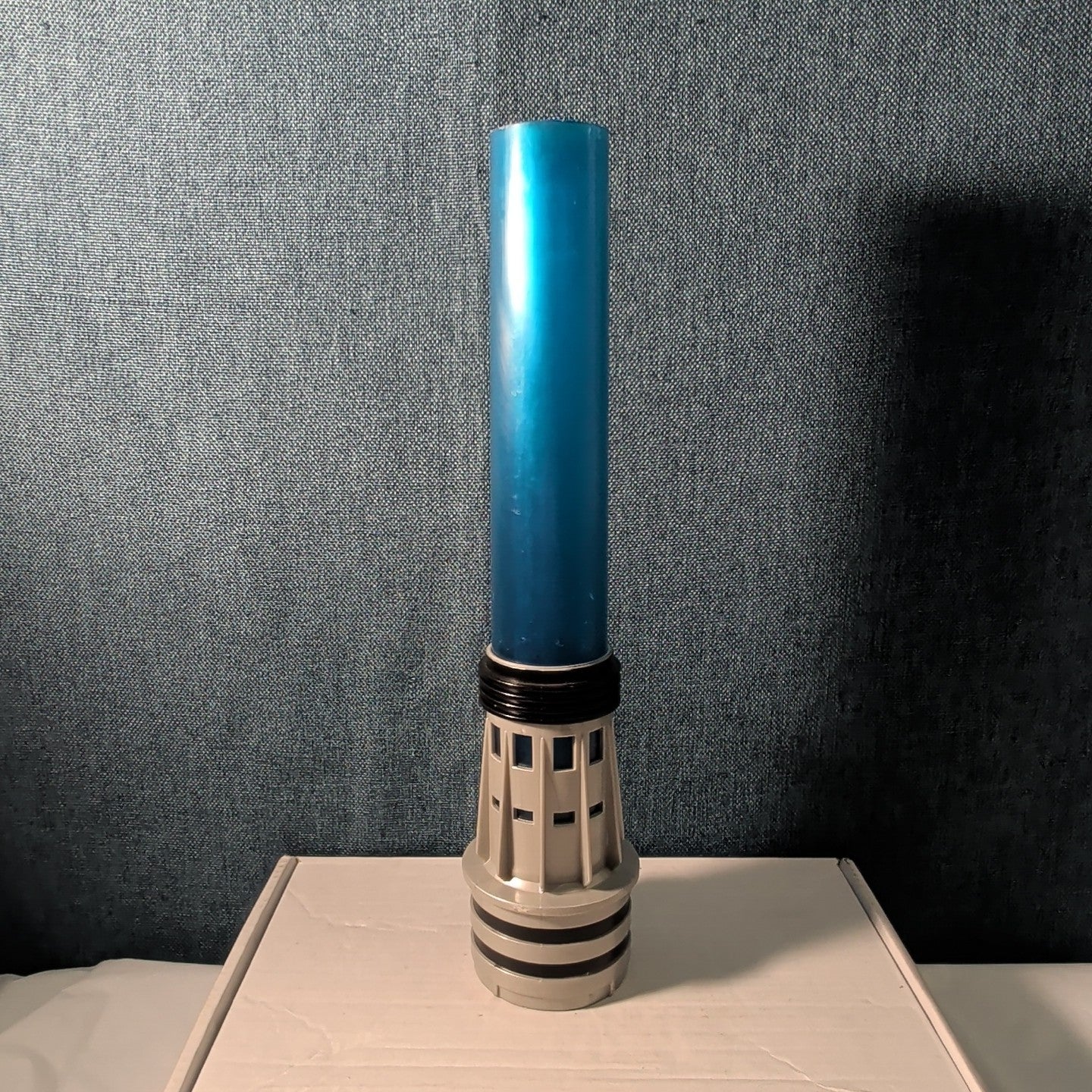 Star Wars Hasbro LFL 2007 Build Your Own Lightsaber Set Obi-Wan Blue TESTED WORK