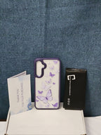 NEW DagoRoo for Samsung Galaxy S25 5G Case | Purple Butterfly Kit