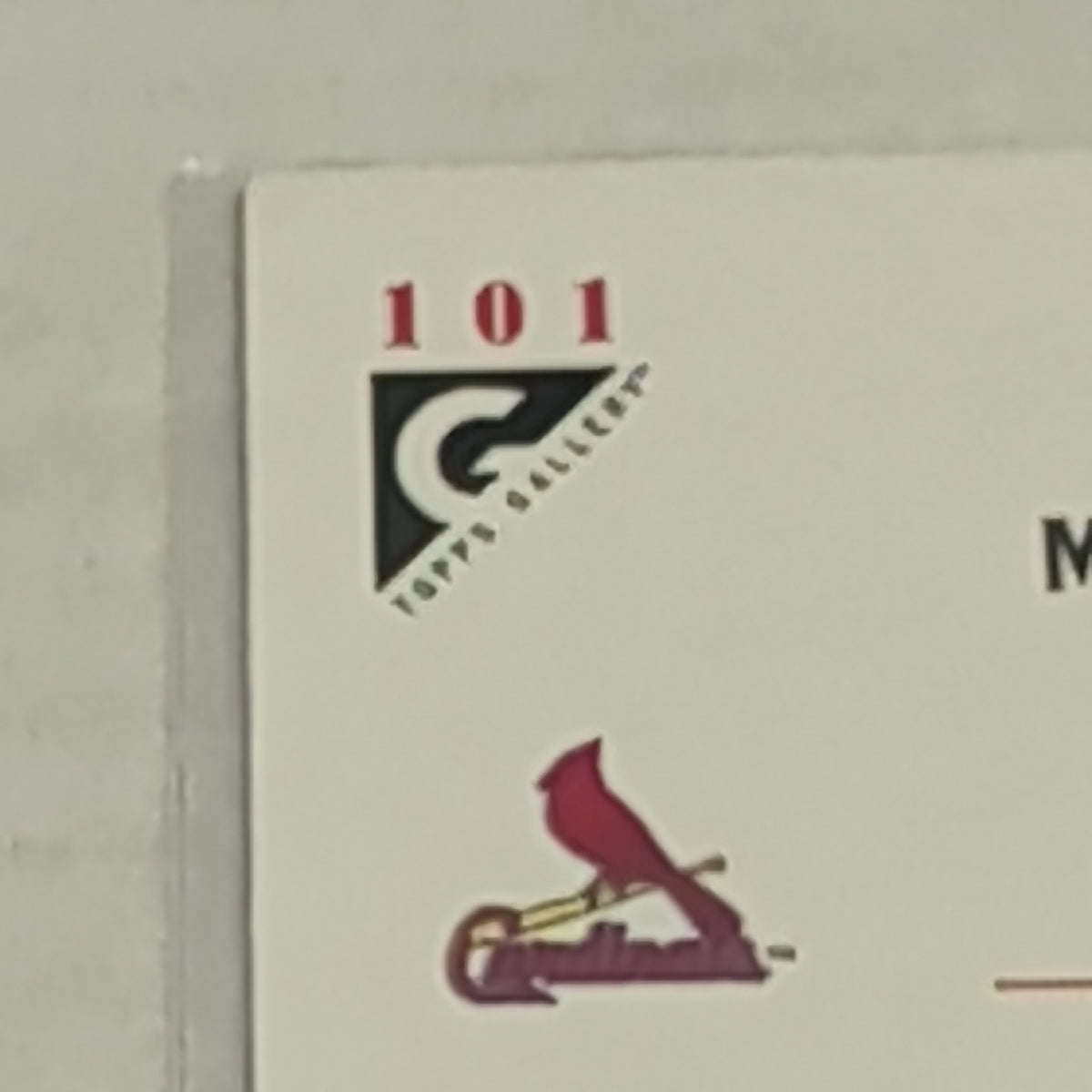 2000 Topps Gallery Masters of the Game Mark McGwire #101 Cardinals Insert