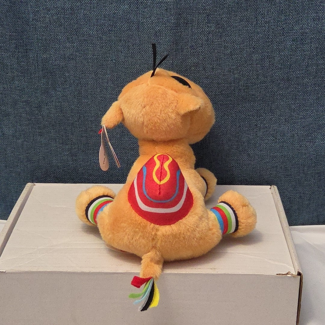 Ty Beanie Boos Jamal Camel 6" Plush Gold Glitter Eyes Retired 2014 MWMT 36155