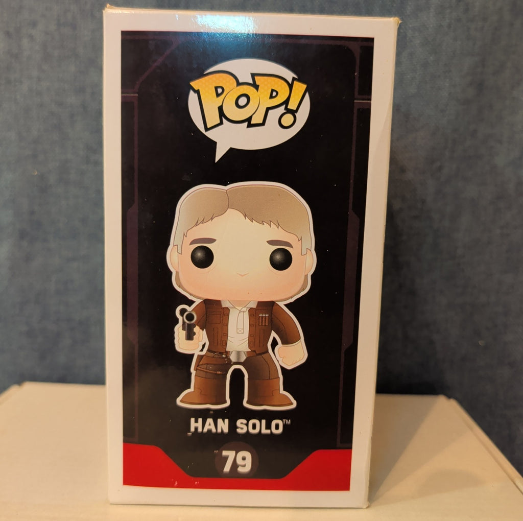 Funko POP! Star Wars Han Solo #79 Force Awakens Vinyl in Box with Protector