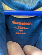 Nickelodeon SpongeBob SquarePants Shirt Boys Size 6 Weird Vibes Only Blue Tee