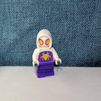 LEGO Marvel Ghost Spider Minifigure Gwen Stacy Kids Custom Sitting Toy Used