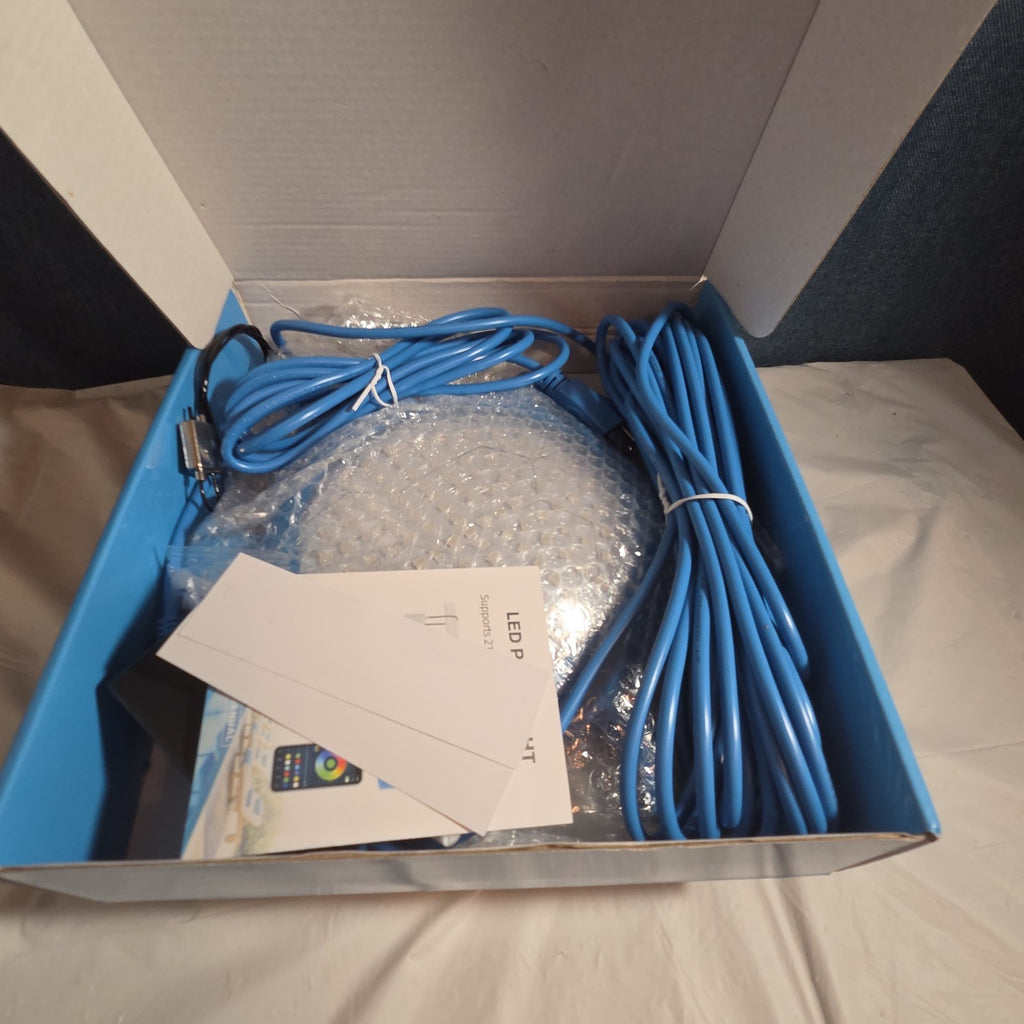 Priorare Turtle LED Pool Light Above Ground Smart App Control Open Box 22W 5V