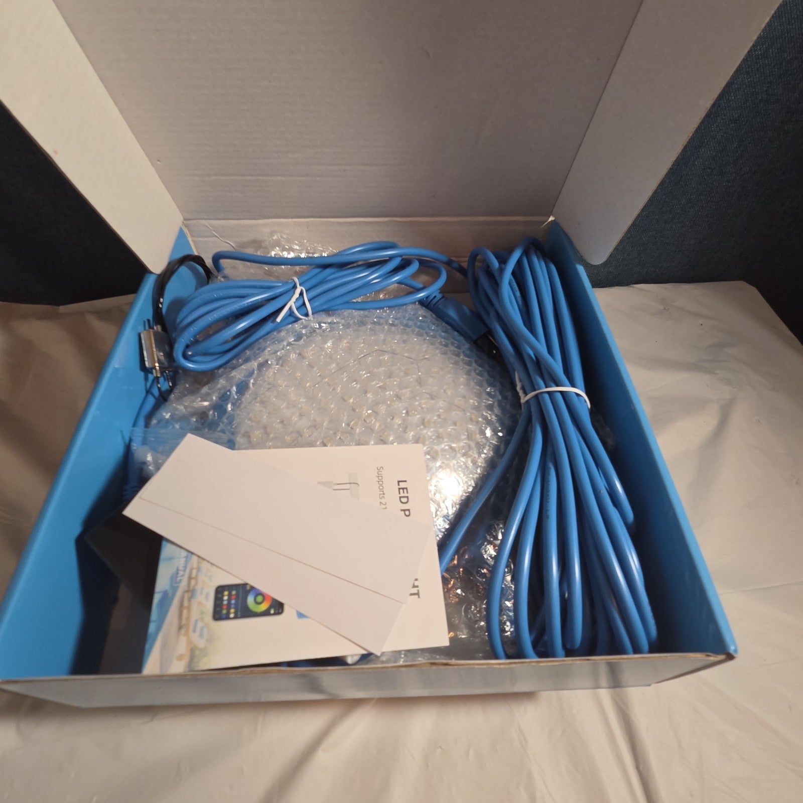 Priorare Turtle LED Pool Light Above Ground Smart App Control Open Box 22W 5V