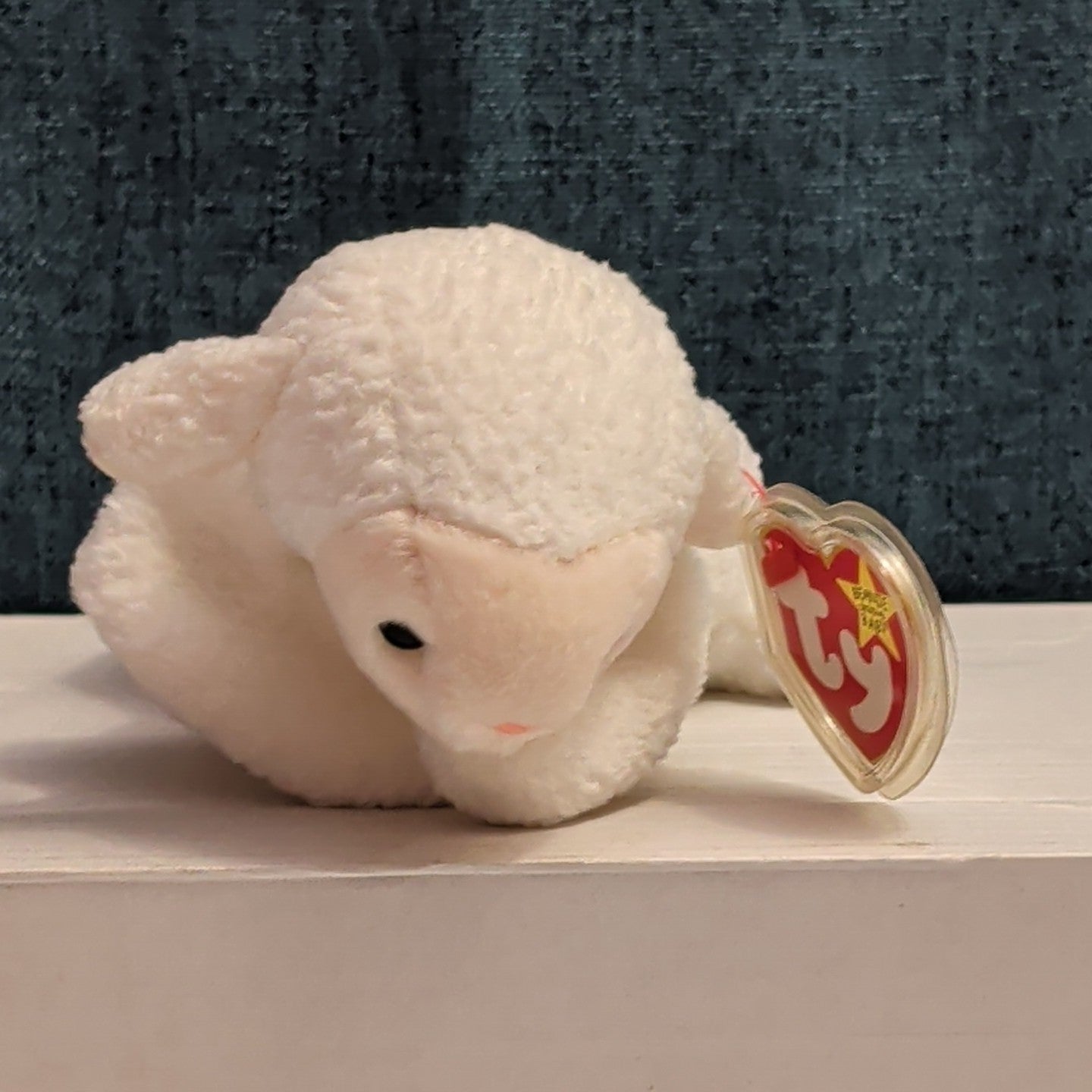 Ty Beanie Baby Fleece Lamb 1996 Retired 4th Gen Tags MWMT P.E. Pellets Authentic