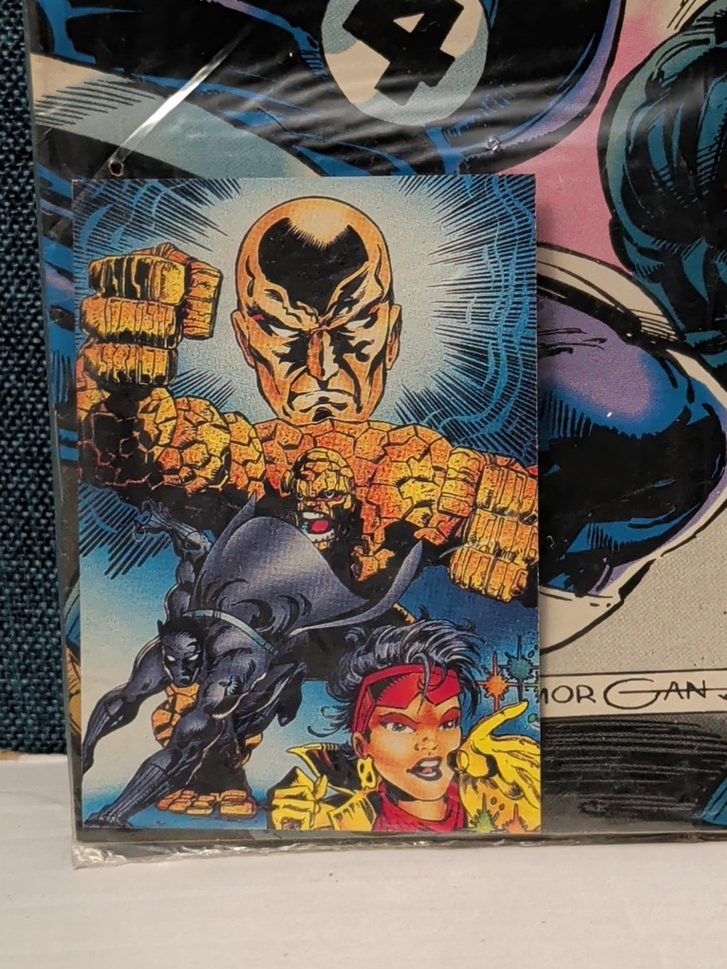 Real Heroes #1 Pizza Hut Marvel 1994 Promo Black Panther The Thing Jubilee Good