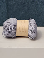 ThinkThings Milk Cotton Yarn | Soft Silver Grey 50g Skein Anti-Pilling