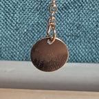 Layered Necklace Gold Tone Medallion Minimalist