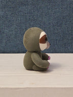 TY Mini Boos Series 4 Dangler The Sloth Figure | 2" Flocked Collectible | Glitte