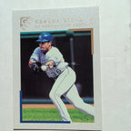2000 Topps Gallery Carlos Beltran #7 Royals Canvas 1999 ROY HOF Vibe