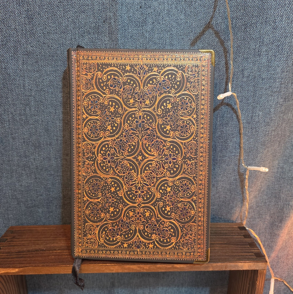 Paperblanks Hardcover Journal Ornate Gold Filigree Dark Academia